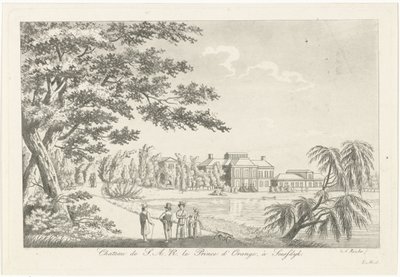 Ansicht des Palastes Soestdijk von Roelof van der Meulen