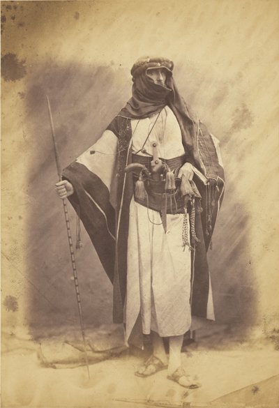 Arabischer Häuptling im türkischen Hauptquartier von Roger Fenton