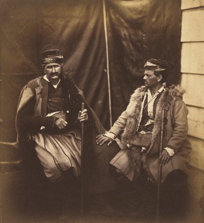 Diskussion zwischen zwei Kroaten von Roger Fenton