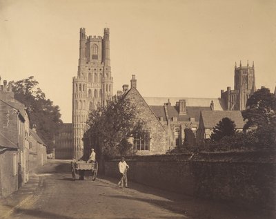 Ely-Kathedrale, von der Grammar School, 1857 von Roger Fenton