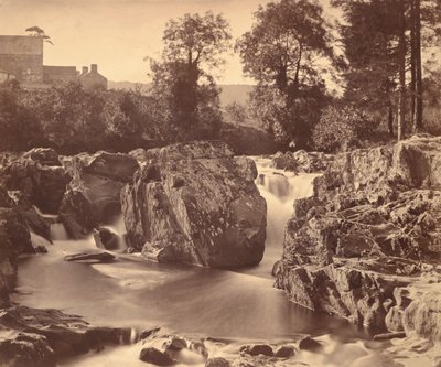 Wasserfälle des Llugwy, bei Pont-y-Pair, 1857 von Roger Fenton