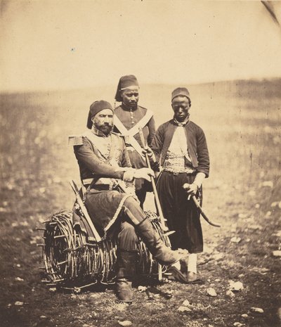Ismail Pascha und Begleiter von Roger Fenton