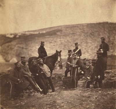 Offiziere und Männer der 8. Husaren von Roger Fenton