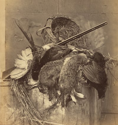 Stillleben mit Wild und Gewehr von Roger Fenton