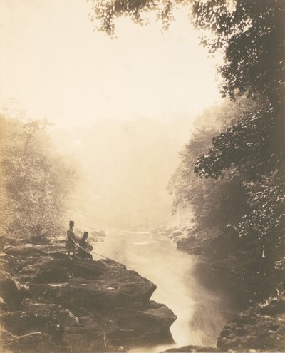 Wharfe und Pool, unterhalb des Strid von Roger Fenton