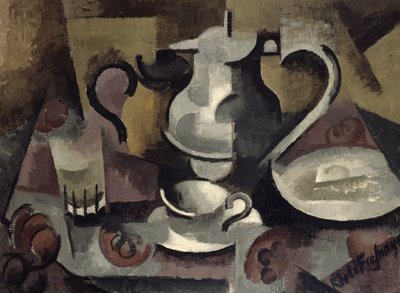 Stillleben mit drei Henkeln von Roger de La Fresnaye