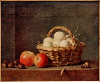 Korb mit Eiern von Roland Delaporte