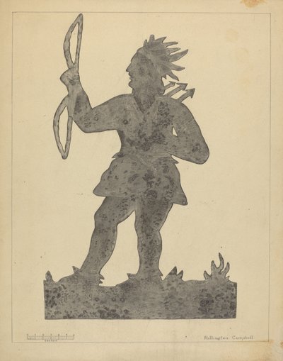 Indische Wetterfahne von Rollington Campbell