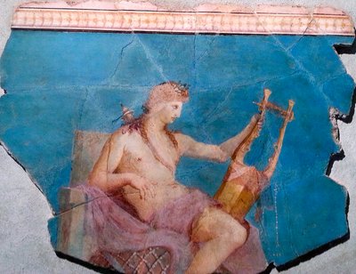 Apollon spielt Lyra oder Kithara, Rom von Roman