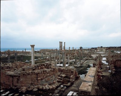Archäologische Stätte und römisches Theater, 2.-3. Jahrhundert von Roman