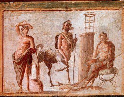 Kentaur mit Apollo und Asklepios von Roman
