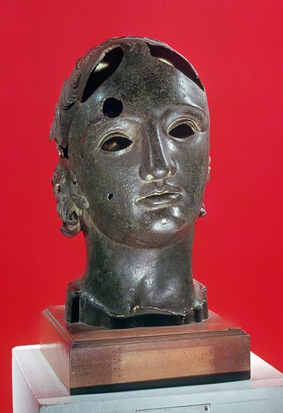 Kopf des Apollo, aus Nîmes, 1.-2. Jahrhundert von Roman