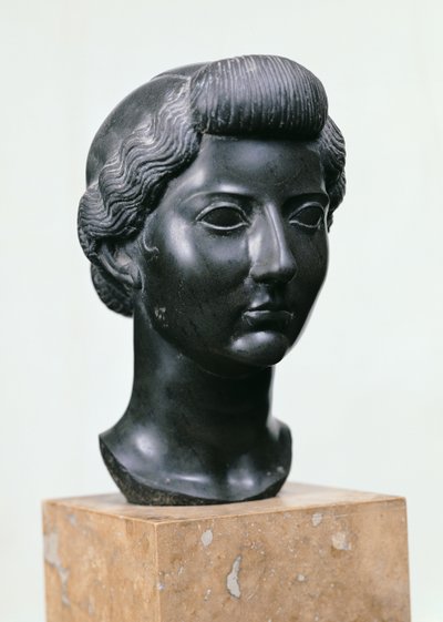 Kopf der Livia (ca. 55 v. Chr. - 29 n. Chr.) von Roman