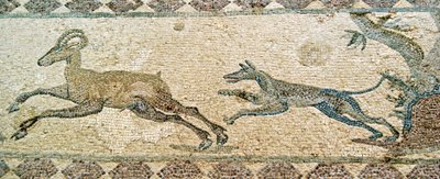 Jagdszene, Haus des Dionysos, Paphos, Zypern von Roman