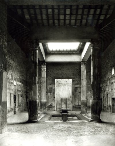 Impluvium im Haus der Silberhochzeit von Roman