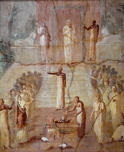Isische Zeremonie, ca. 60-80 n. Chr. von Roman