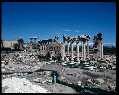 Überreste der Stätte von Roman