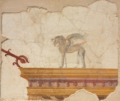 Greif auf dem Gebälk, Pompeji von Roman Imperial Period