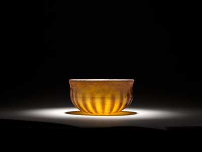 Gerippte Glasschale, 1. Jahrhundert von Roman Imperial Period