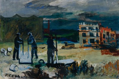 Neue Häuser bauen, 1933 von Roman Matveevich Semashkevich