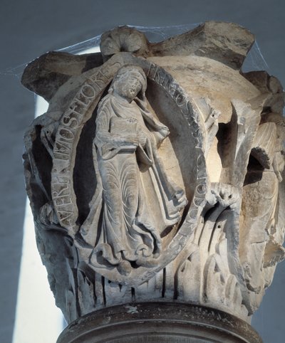 Kapitell des Chors (Skulptur) von Romanesque