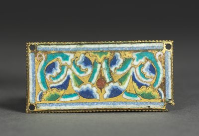 Plakette von einem Reliquienschrein, um 1180-1190 von Romanesque