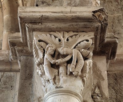 Der Tod Kains (Kapitell) von Romanesque