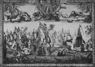 Schlacht von Texel, c. 1675 von Romeyn de Hooghe