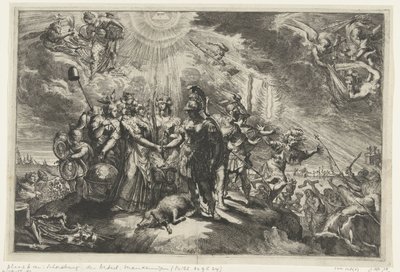 Niederlande schließen ewigen Frieden mit England von Romeyn de Hooghe