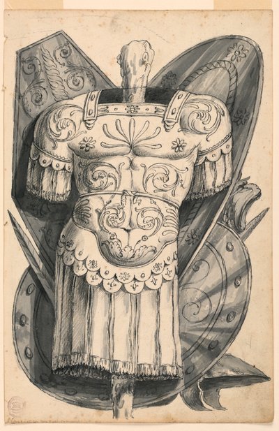 Trophäe mit Waffen von Romolo Achille Liverani