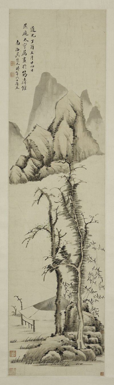 Landschaft nach Ni Can von Rongguang Wu