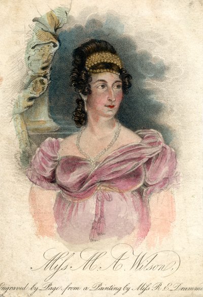 Miss M A Wilson, ca. 1820-1850 von Rose Emma Drummond