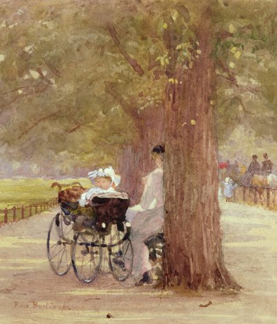 Eine Pause in Rotten Row, 1892 von Rose Maynard Barton
