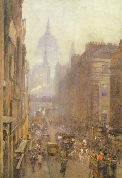 Fleet Street, 1892 von Rose Maynard Barton