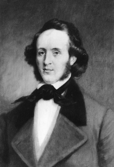 Felix Mendelssohn 1809-1847, deutscher Komponist, 1907 von Rotary Photo