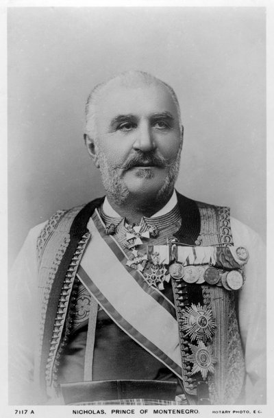 Nikolaus, Prinz von Montenegro, um 1900 von Rotary Photo