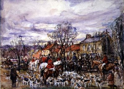 Treffen der Hunde von Rowland Henry Hill