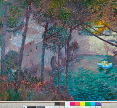 Bucht von San Fruttuoso, um 1913-15 von Rubaldo Merello