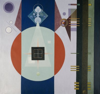 Dunkles Quadrat von Rudolf Bauer