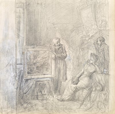 In einem Atelier von Rudolf Hausleithner