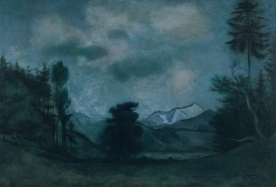 Alpenlandschaft von Rudolf Kremlicka