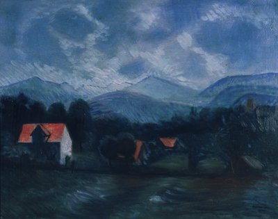 Alpenlandschaft von Rudolf Kremlicka