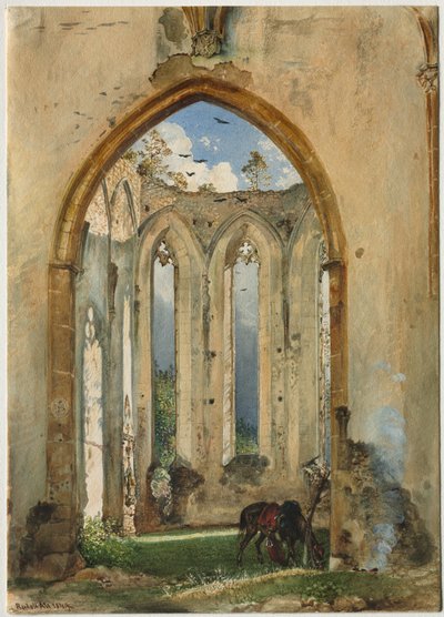 Ruine einer Kirche von Rudolf von Alt