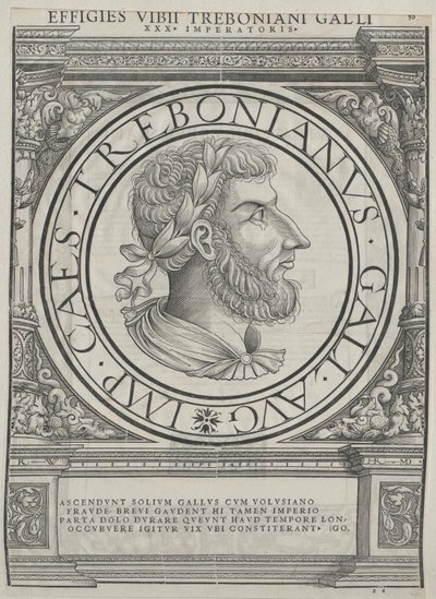 Römischer Kaiser Trebonianus Gallus von Rudolph Wyssenbach