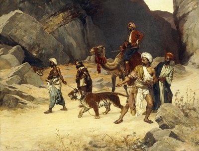 Die Tigerjagd, 1896 von Rudolphe Ernst