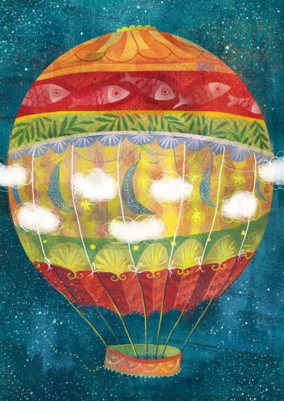 Heißluftballon von Runa Anastasiya Rudaya