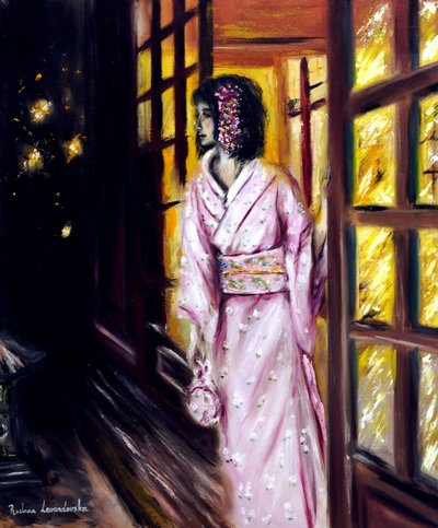 Glühwürmchen in Kyoto von Ruslana Levandovska