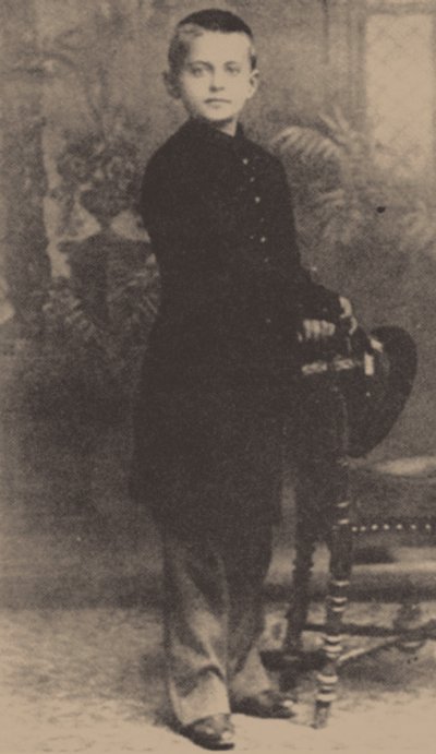 Leo Trotzki im Alter von 9 Jahren, 1888 von Russian Photographer