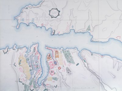 Karte von Sewastopol, 1854 von Russian School