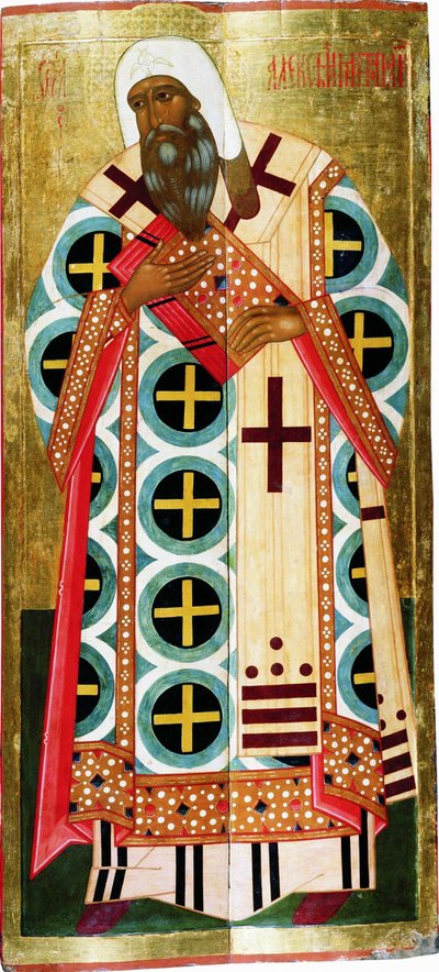 Heiliger Metropolit Alexius von Russian icon.